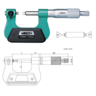 MIKROMETR 150-175 DO GWINTOW +  TRZPIEN. 60