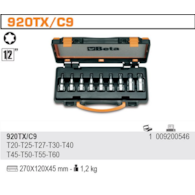 KOMPLET NASADEK TRZPIEN.TORX 720-60 (9 szt.)