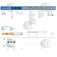 WIERTLO NWKK FI  3,30  18/50MM HSSE TIN SZL. EX-SUS-GDS