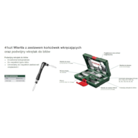 ZESTAW V-LINE 41PC WIERTŁA, BITY