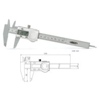 SUWMIARKA  150 CYFR.   6” 3V/SQ PLASTIKOWA