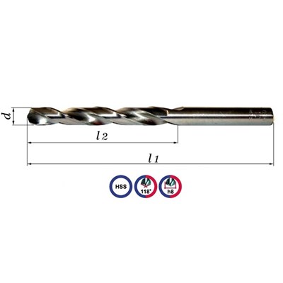 WIERTLO NWKA FI 11,00  94/142MM HSS SZL. PROFI