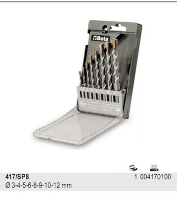 KOMPLET WIERTEL KWPN OD FI 3 - 12MM (8 szt)