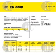 ELEKTRODA OK WEARTRODE 55  4.0/5.2BL / EN 600B / /KARTON 15,6KG/.