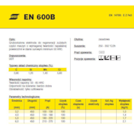 ELEKTRODA OK WEARTRODE 55  4.0/5.2BL / EN 600B / /KARTON 15,6KG/.