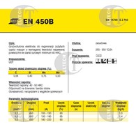 ELEKTRODA OK WEARTRODE 45  5.0/5.6BL / EN 450 B / / KARTON 16,80 KG /
