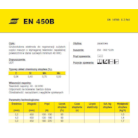 ELEKTRODA OK WEARTRODE 45  5.0/5.6BL / EN 450 B / / KARTON 16,80 KG /