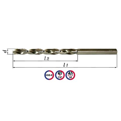 WIERTLO NWKB FI  3,00  66/100MM HSSE SZL. PROFI