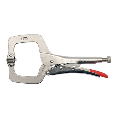 SZCZYPCE ZACISKOWE KLAMROWE TYP C 280MM SZCZEKI PRZEGUBOWE