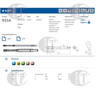 GWINTOWNIK M 4 DIN-371C R45 (6HX) HSSE-PM TICN A-SFT (NBO-55735-PL)