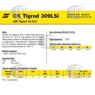 DRUT FI 2.40/1000 309L-SI OK16.51 TIGROD /5kg/