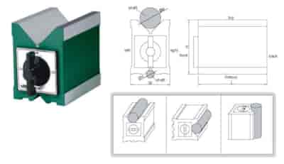 PRYZMA MAGNETYCZNA 80*70*95