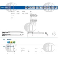 GWINTOWNIK UNF  3/4-16 DIN-2183 R45 (2B) HSSE CC-SFT.