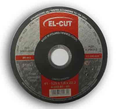 TARCZA T41 125/1,0/22 METAL/INOX EL-CUT