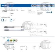 WYGNIATAK M 5 DIN-371C (6HX) HSS-CO TICN S-XPF