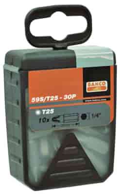 BIT 1/4”- TX40- 25MM  TORX  BAHCO (ZESTAW 30SZT)