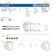 GWINTOWNIK M 3 DIN-371B (6HX) HSSE-PM TICN A-POT