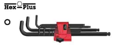 KLUCZE IMBUS.DLUGIE 1,5-10 Z KULKA  950 PKL/9 BM N / CZARNE /   WERA