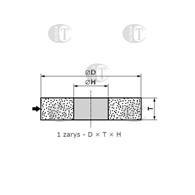 TARCZA T1-A- 350/40/127 98C60J7VC01