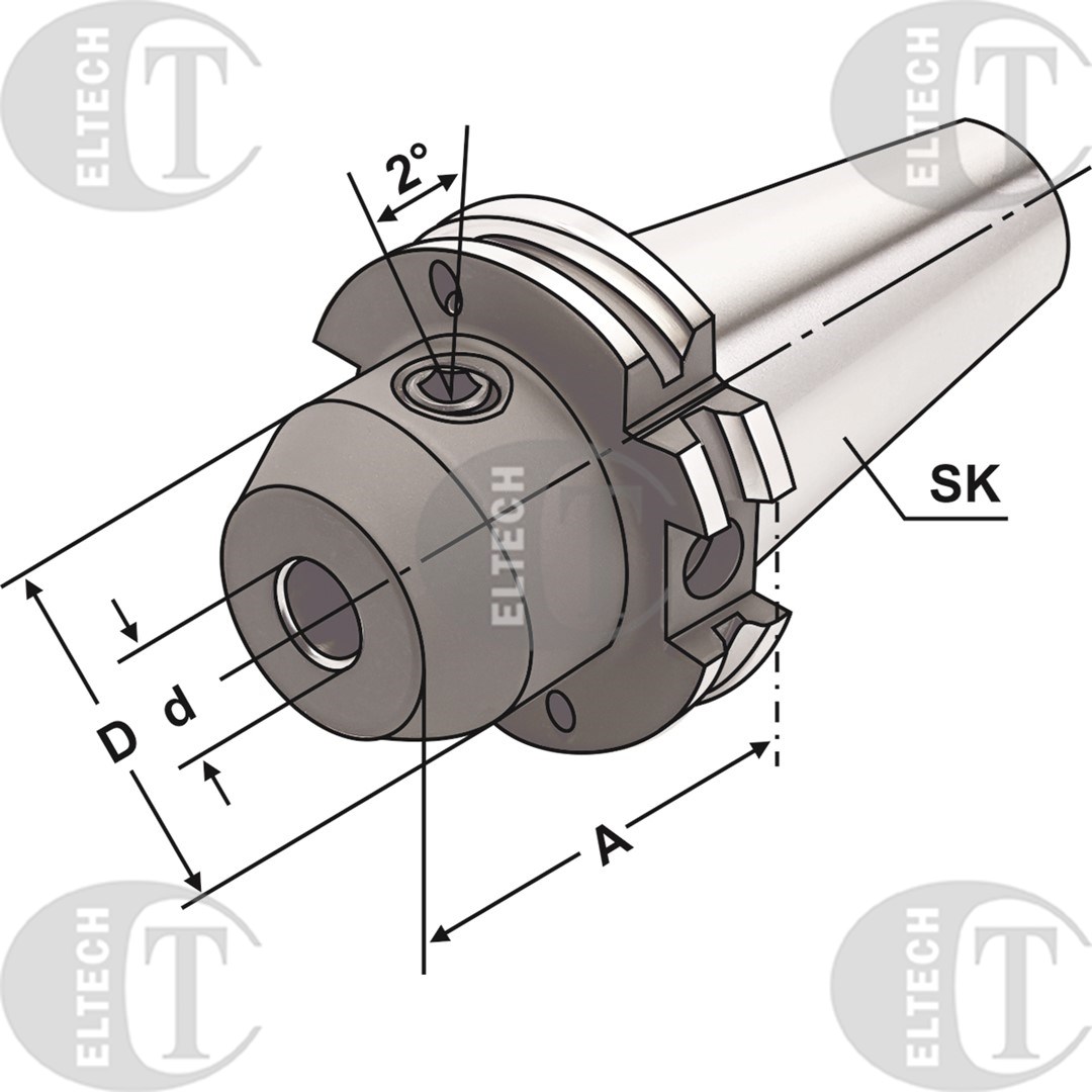 OPRAWKA SK 50-40-100 DIN 69871 AD/B KEMMLER