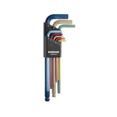 KLUCZE IMBUS HX DLUGIE COLOR (9 szt)
