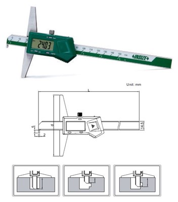 GLEBOKOSC. CYFR.  150/100 MAGF HAKOWY