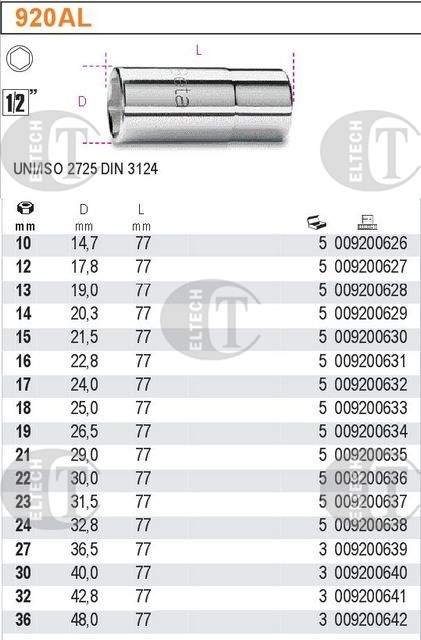 NASADKA  1/2 -22MM  DLUGA BETA.