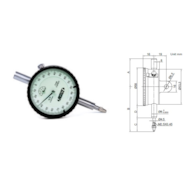 CZUJNIK ZEGAROWY 1/0.001 Z UCHEM