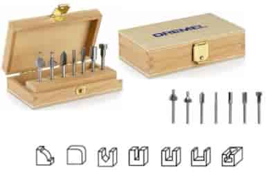 FREZY ZESTAW DO DREWNA 7PC DREMEL