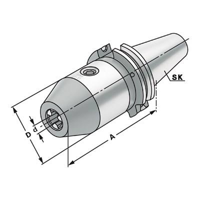 OPRAWKA DIN69871 SK40 FI 1-13 A90 AD KEMMLER