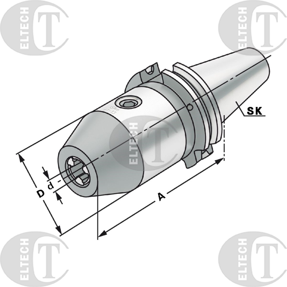 OPRAWKA DIN69871 SK40 FI 1-13 A90 AD KEMMLER