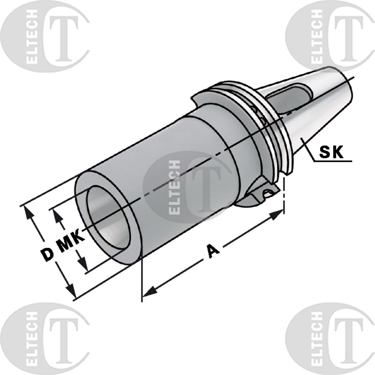 OPRAWKA DIN69871 SK40 MK4 A95  AD/B KEMMLER