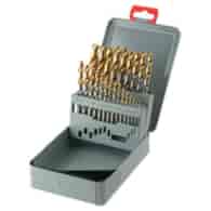 WIERTLA ZESTAW NWKA FI  1,00-10,50MM + /3,3 4,2 6,8 10,2/ 24PC HSSE TIN