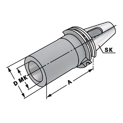 OPRAWKA DIN69871 SK40 MK1 A50 AD/B KEMMLER