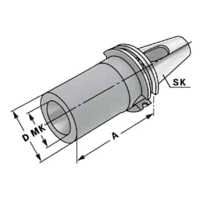 OPRAWKA DIN69871 SK40 MK1 A50 AD/B KEMMLER