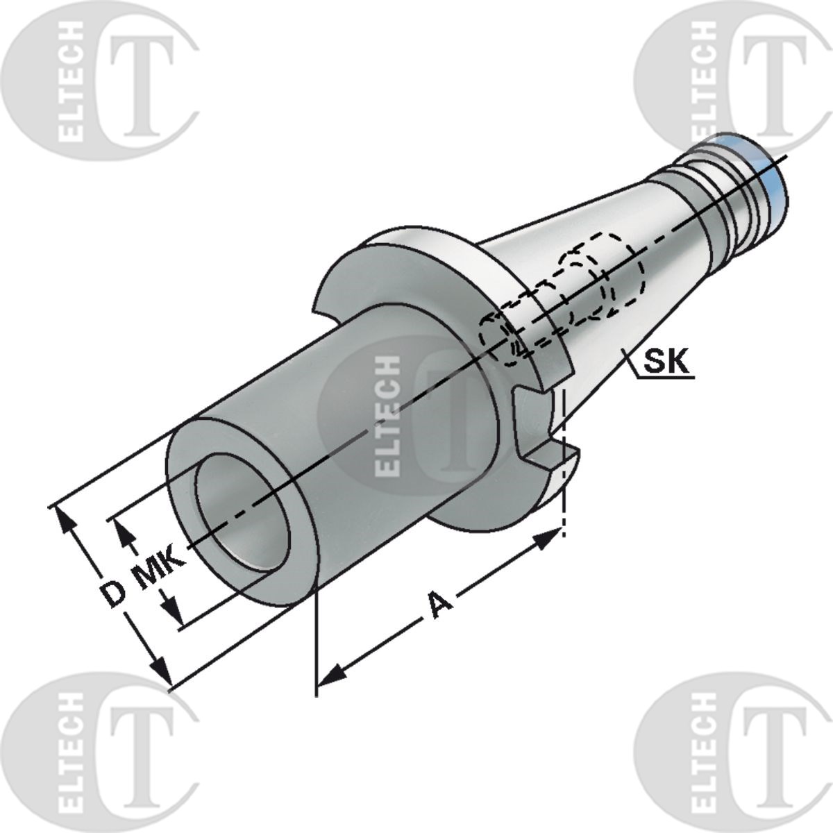 OPRAWKA DIN2080 SK50 MK5 A60 M10 KEMMLER