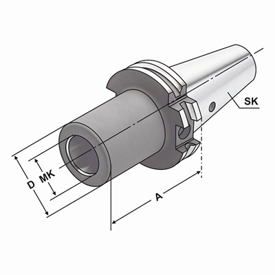 OPRAWKA DIN69871 SK40 MK3 A70 M12 KEMMLER