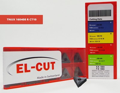 PLYTKA TNUX 160408 R CT 10  /NTP35, SM25T/ EL-CUT