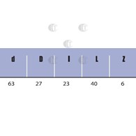 FREZ NASADZANY FI  63,0  40 Z6 d27 HSS