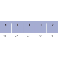 FREZ NASADZANY FI  63,0  40 Z6 d27 HSS
