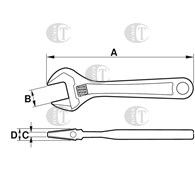 KLUCZ NASTAWNY 9031 P   BAHCO