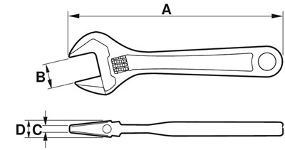 KLUCZ NASTAWNY 9031 P   BAHCO