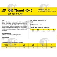 DRUT FI 2.40/1000 ALSI 12 OK 4047 TIGROD /2,5kg/