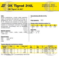 DRUT FI 3.20/1000 316L OK16.30 TIGROD /5kg/