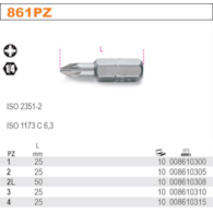 BIT 1/4”- PZ4- 25MM  POZIDRIV  BETA