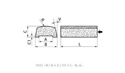 SEGMENT 3113 66/42 X 20/2 X 63  98C46J8VTC10 R150V10