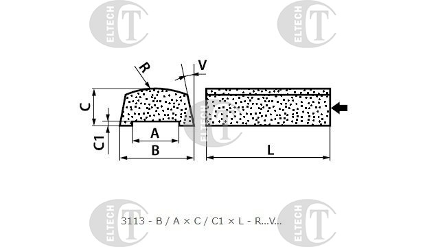 SEGMENT 3113 66/42 X 20/2 X 63  98C46J8VTC10 R150V10