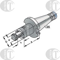 OPRAWKA DIN 2080 SK40 POD GLOWICE FI 27