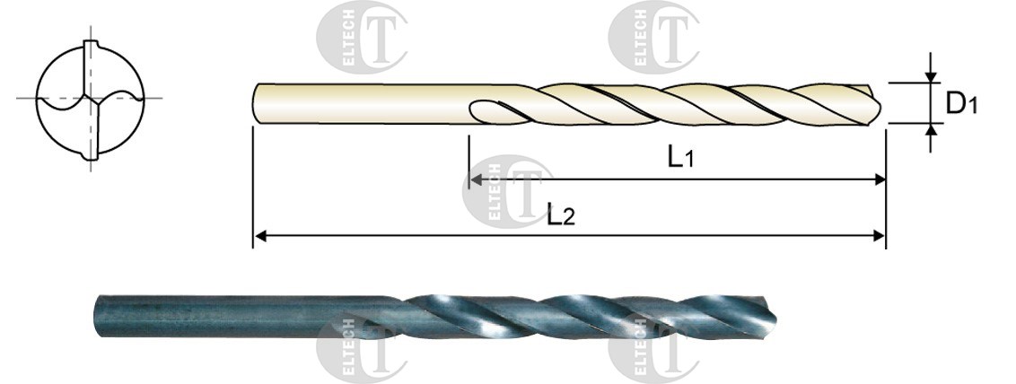 WIERTLO NWKA FI  3,40  39/70MM HSS SZL. OX EL-CUT