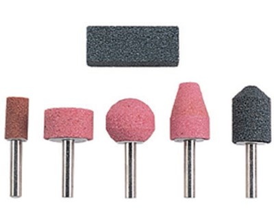 ZESTAW 5 KAMIENI SZLIFIERSKICH WOLFCRAFT Z TRZPIENIEM 6 MM